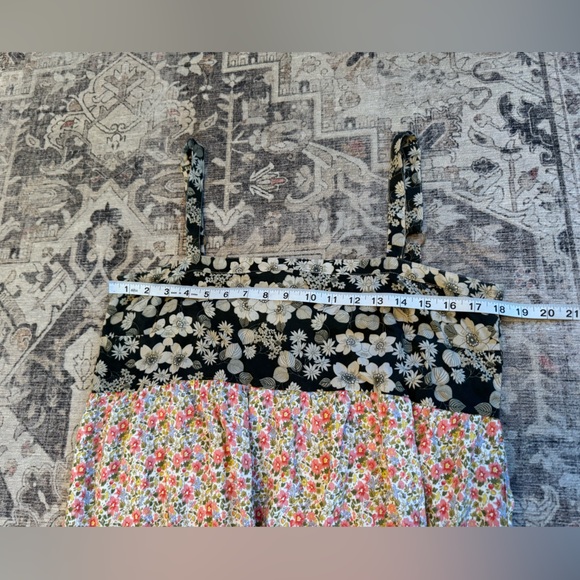 Natural Life Patti Side Slit Floral Maxi Dress. Size Medium - Picture 5 of 9